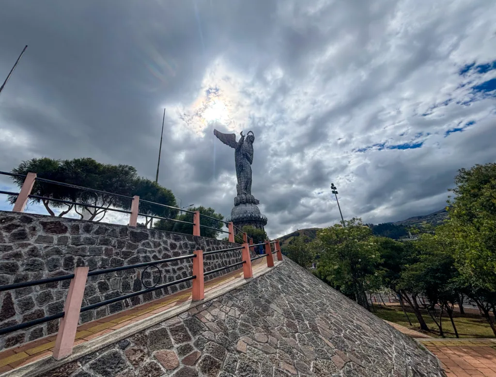 The Virgen del Panecillo above Quito’s historic center